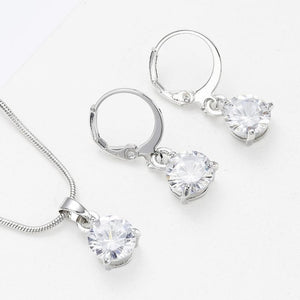 Silver Cubic Zircon