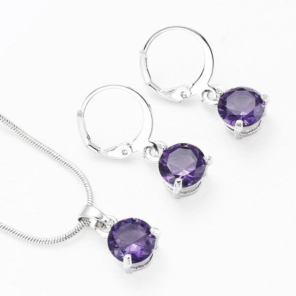 Purple Cubic Zircon